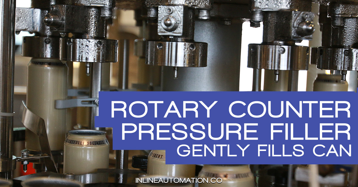 Rotary Counter Pressure Filler Inline Automation Canning